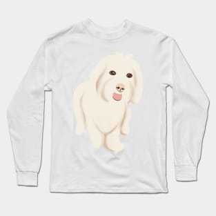 Cute Maltipoo Dog Long Sleeve T-Shirt